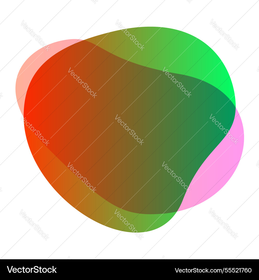 Green red blob shape free from for background Green red blob shape free from for background vector image