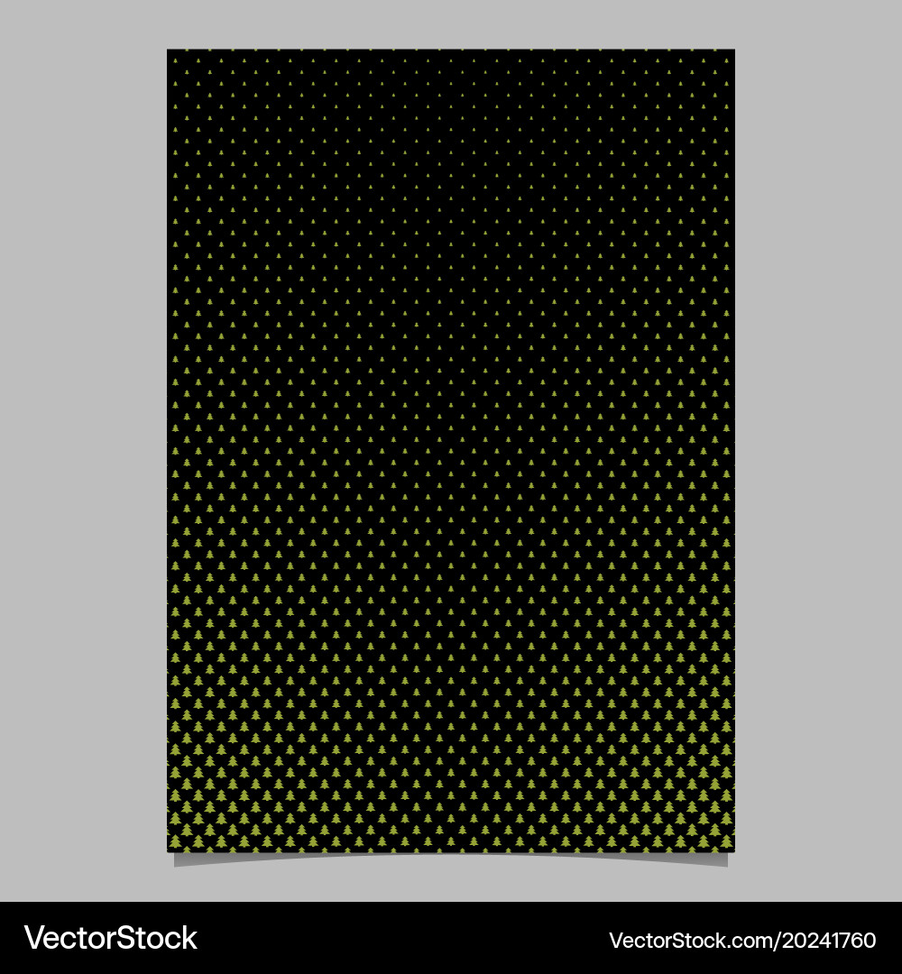 Pine tree pattern page background design vector image