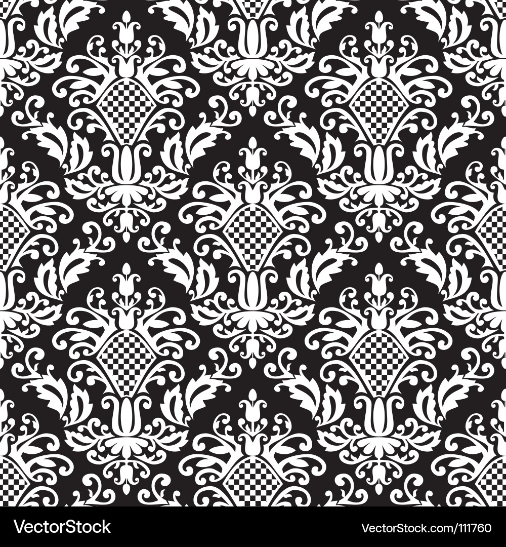 Retro seamless pattern vector image
