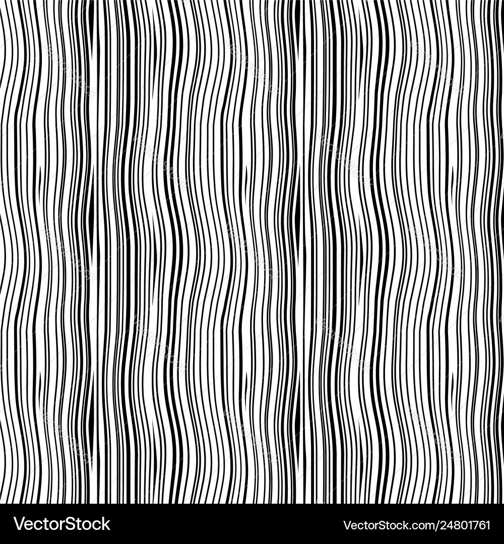 Linear Black and White Stripe Pattern Vector Image