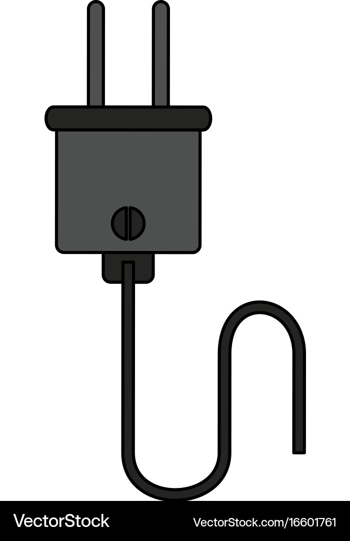 Plug with cord icon image vector image
