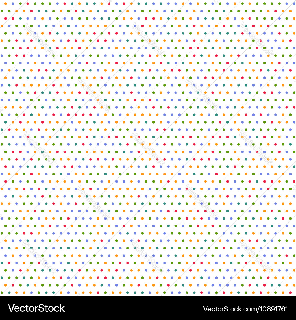 Seamless modern pattern with dots Vector Image