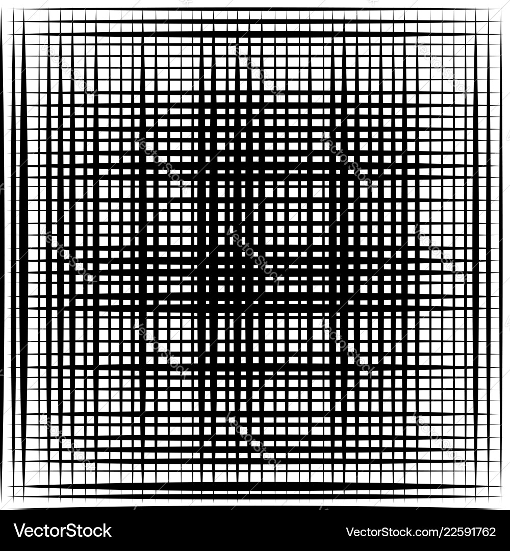 Asymmetric grid mesh pattern irregular monochrome Asymmetric grid mesh pattern irregular monochrome vector image