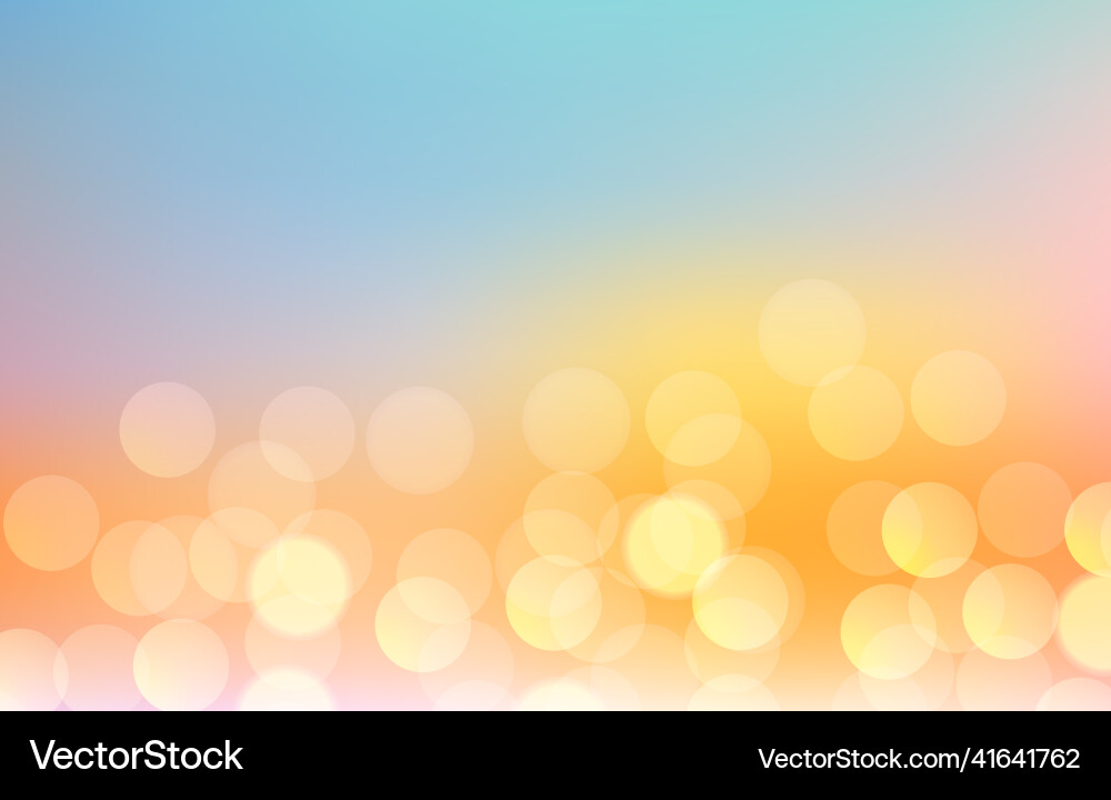 Bokeh background nice design Vector Image