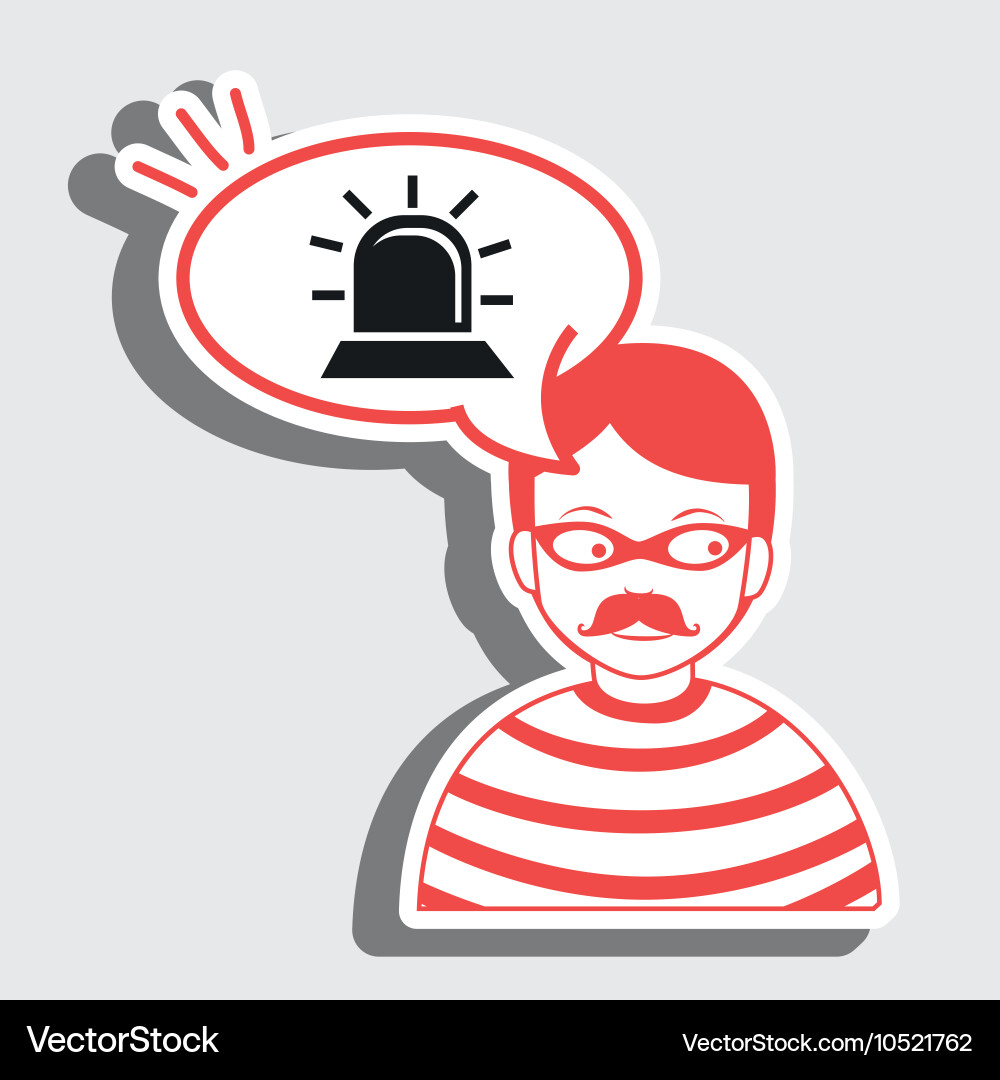 Hacker information app icon vector image