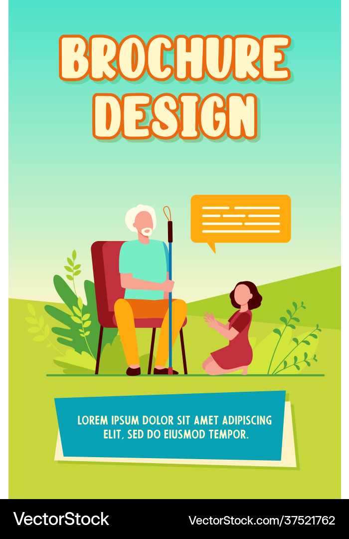 Little girl sitting on floor and speaking Little girl sitting on floor and speaking Vector Image