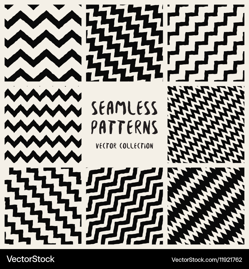 Set of seamless patterns Vector Image