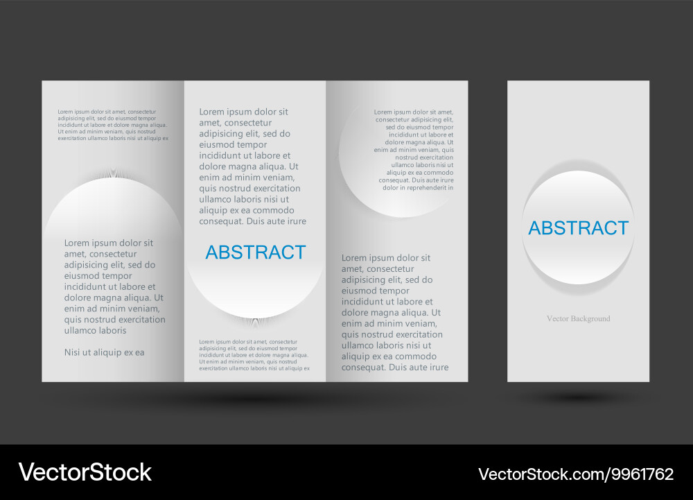 Strict simple design templates collection vector image