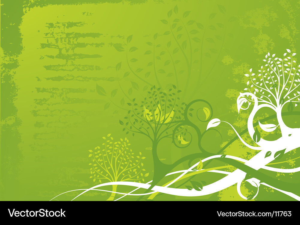 Botanical Border Pattern Vector Image