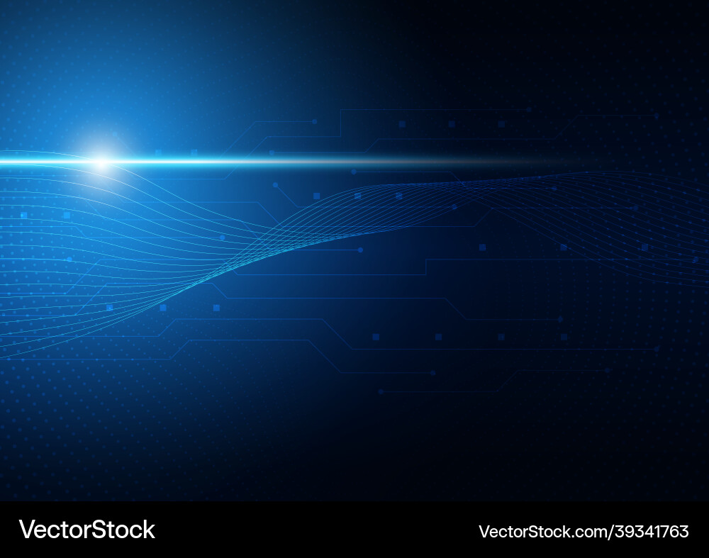 Circuit technology background with hi-tech Circuit technology background with hi-tech vector image