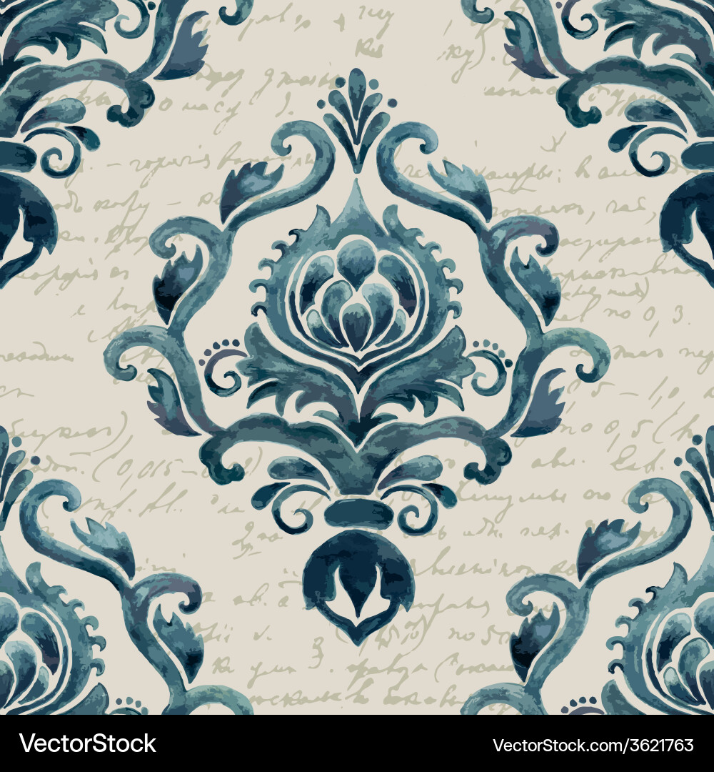 Damask Pattern - Elegant Texture vector image