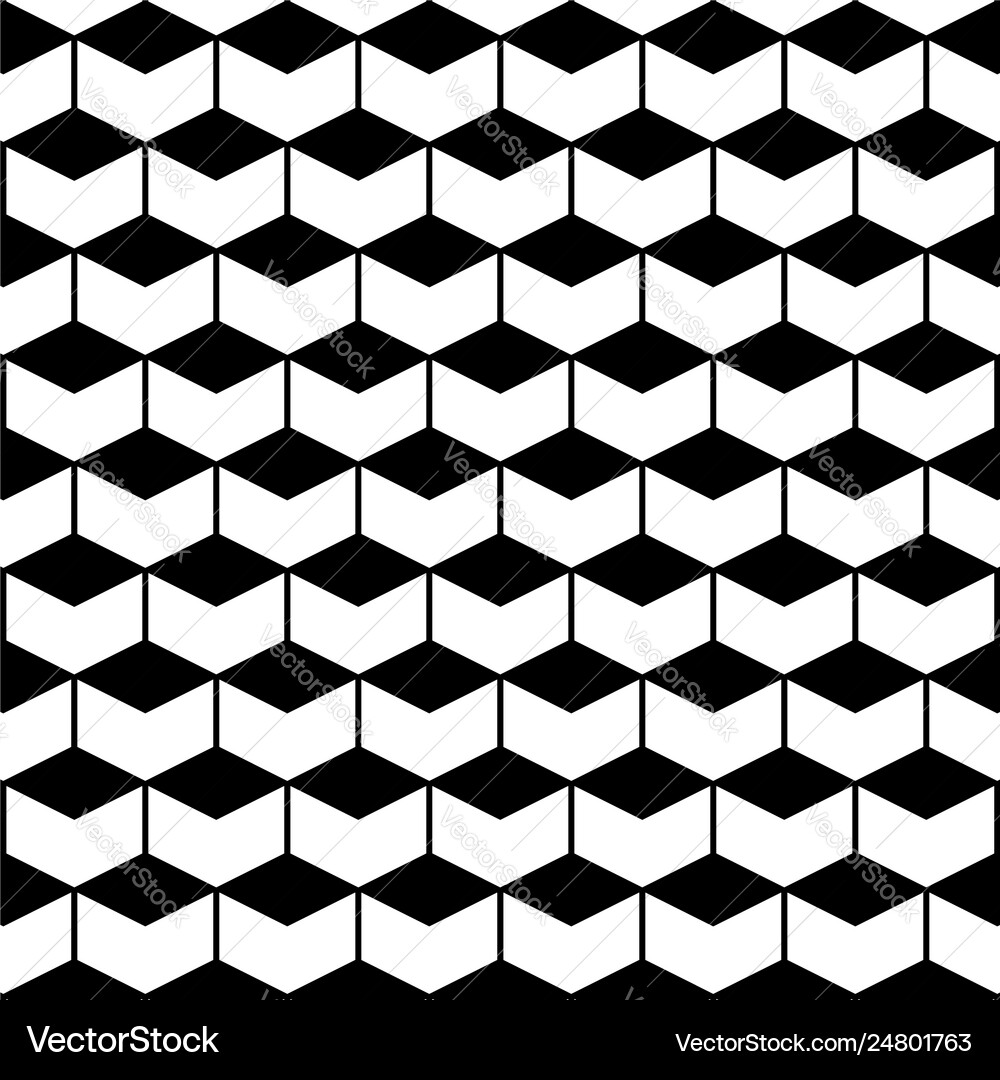 Seamless pattern with hexagons vector image