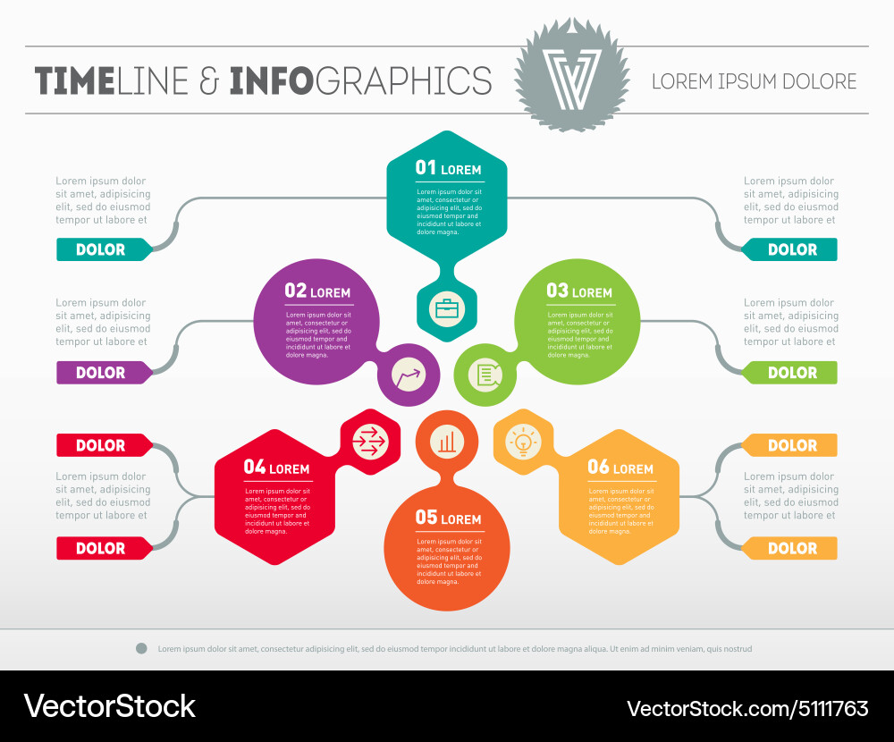 Web template of a pyramidal chart diagram vector image