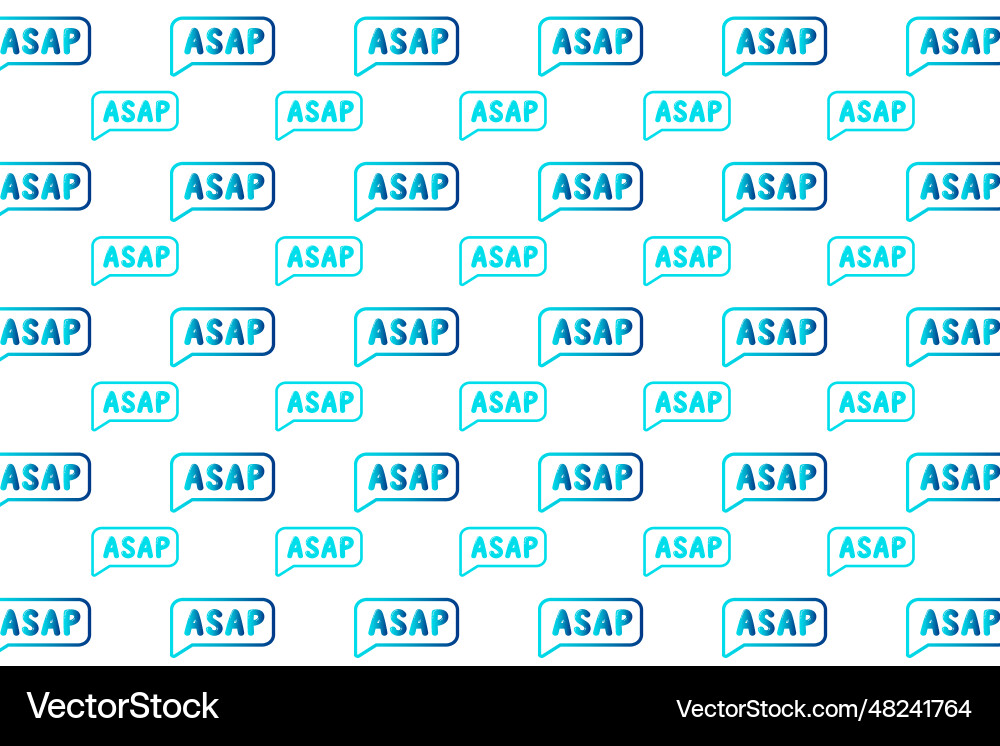 Abstract asap message pattern background Abstract asap message pattern background Vector Image