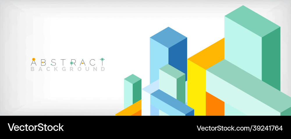 Abstract background 3d cubes cubic elements Abstract background 3d cubes cubic elements vector image