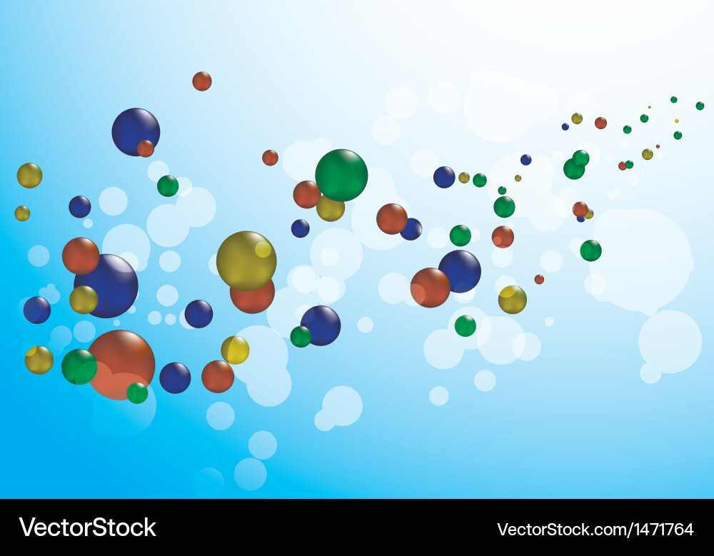 Abstract molecular structure background vector image