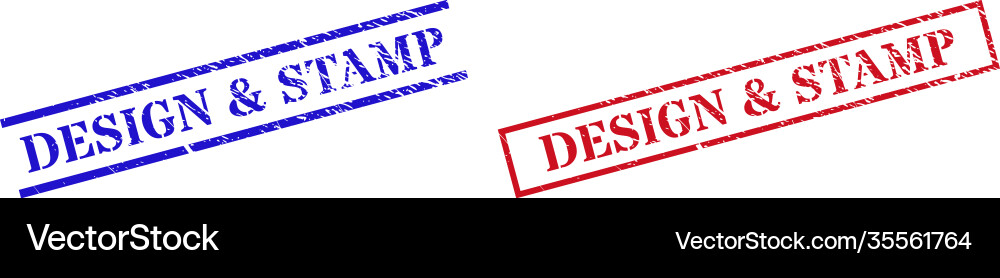 Design stamp grunge rubber seals Design stamp grunge rubber seals vector image