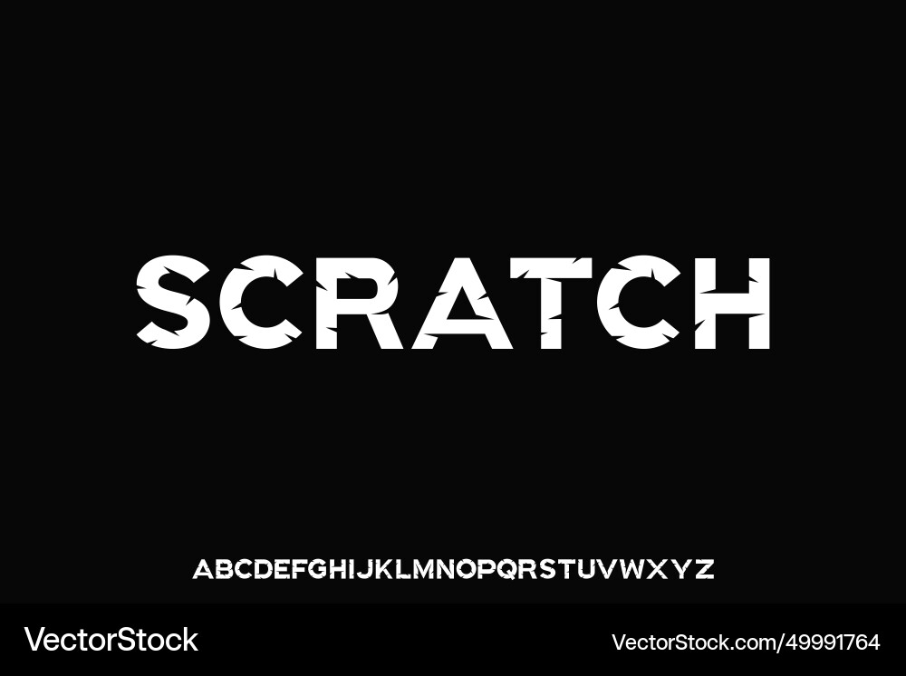 Display alphabet font design suitable Display alphabet font design suitable vector image