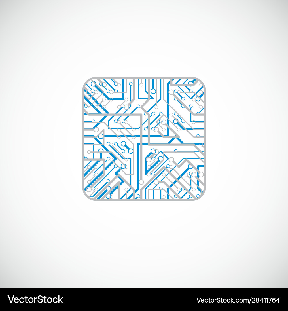 Microchip design cpu information communication Microchip design cpu information communication Vector Image