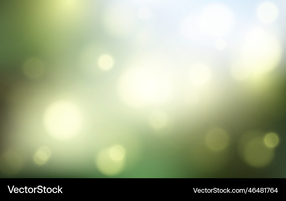 Nature green bokeh soft light abstract background Nature green bokeh soft light abstract background Vector Image