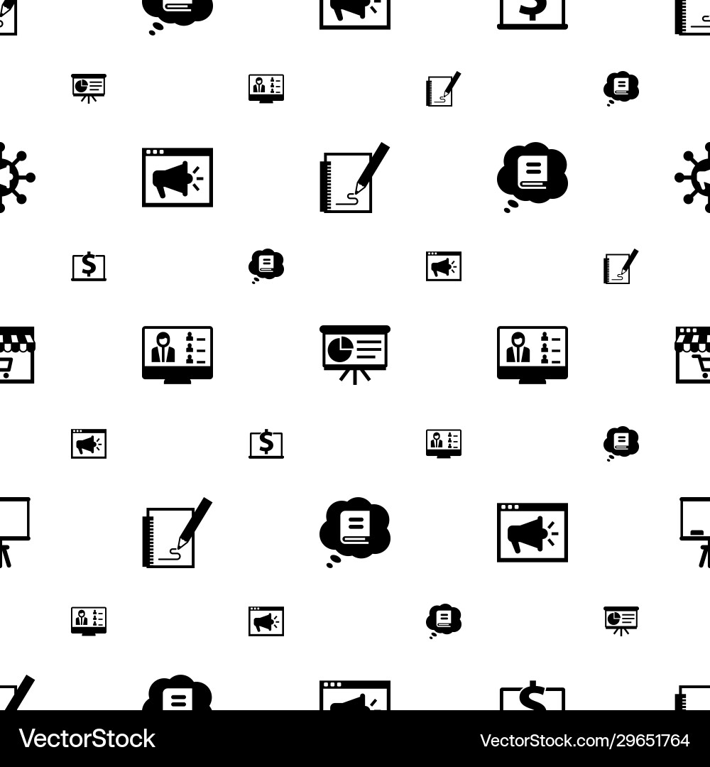 Study icons pattern seamless included editable Study icons pattern seamless included editable vector image