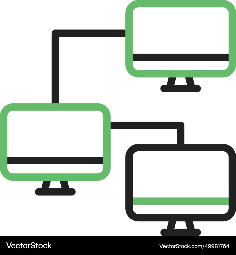 Systems network icon image vector image