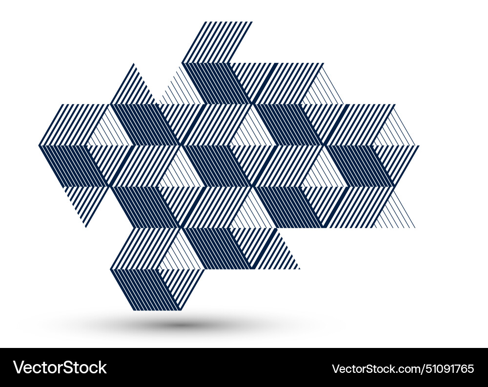Abstract geometric background created with 3d Abstract geometric background created with 3d Vector Image
