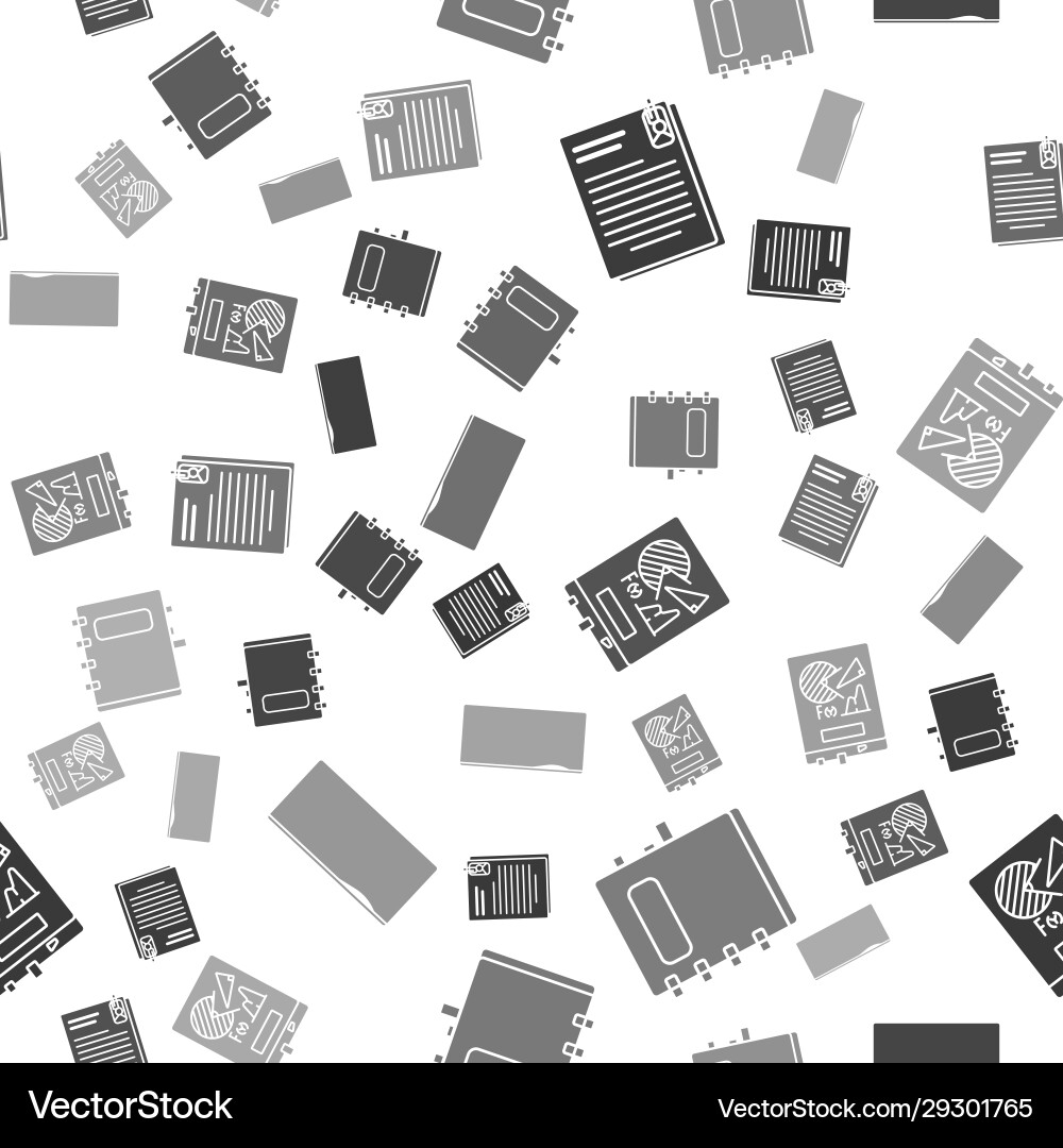 Set file document and paper clip notebook board vector image