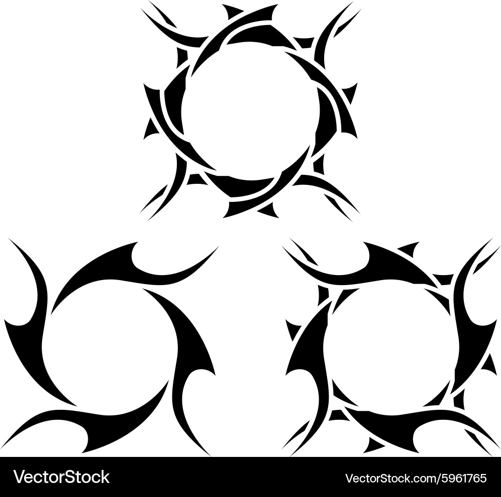 Set of frames vector image