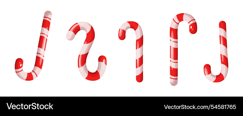 Süßigkeiten Dosen auf Weihnachten Urlaub flache Farbe Süßigkeiten Dosen auf Weihnachten Urlaub flache Farbe vektorbild