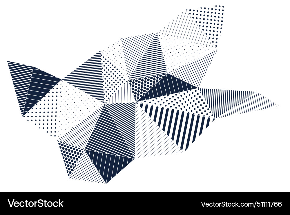 Abstract background low poly triangles style Abstract background low poly triangles style vector image