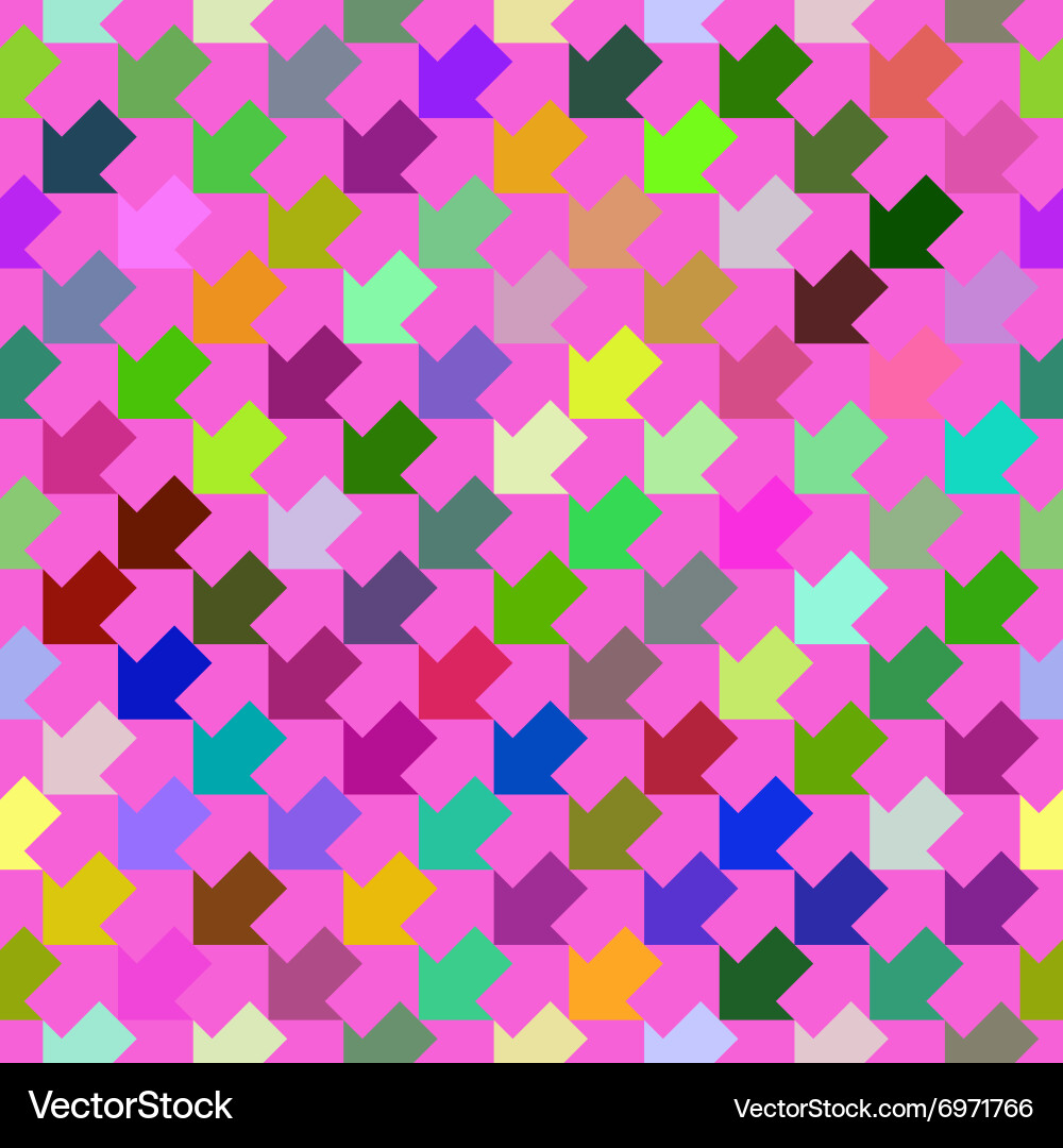 Abstract colorful geometric seamless pattern Vector Image