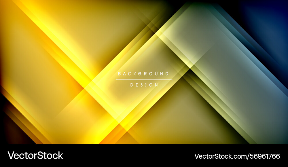 Abstract geometric design overlapping layers Vector Image