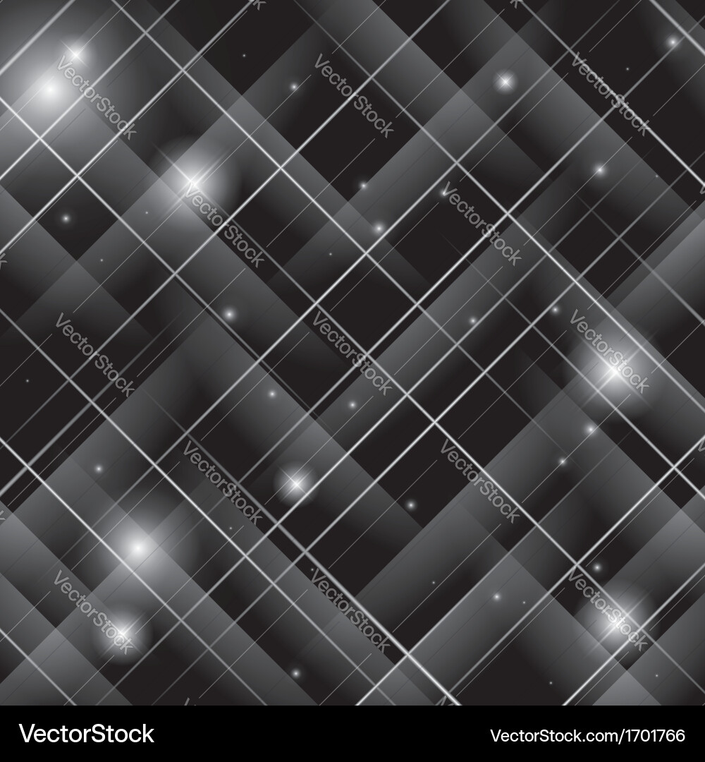 Black shiny pattern with crossed lines Vector Image