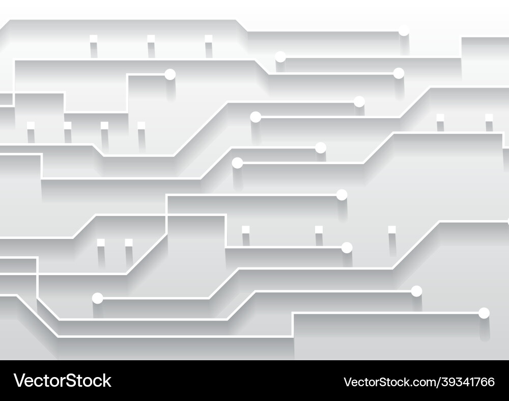 Circuit technology background with hi-tech Circuit technology background with hi-tech vector image