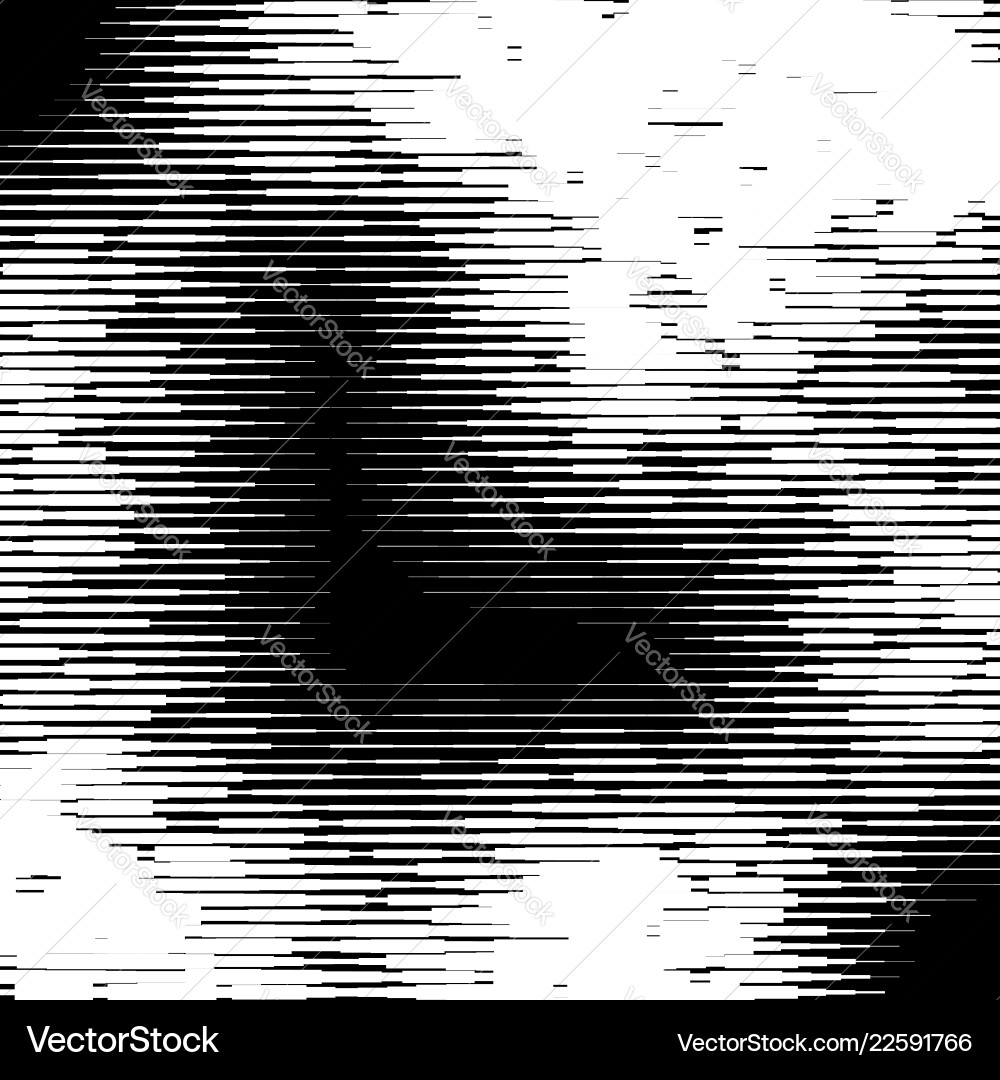 Glitch Lines Interference Texture vector image