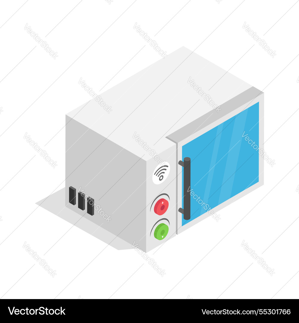 Microwave oven Vector Image