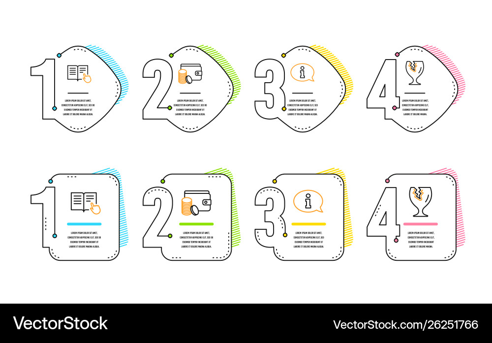 Read instruction payment method and information Read instruction payment method and information vector image