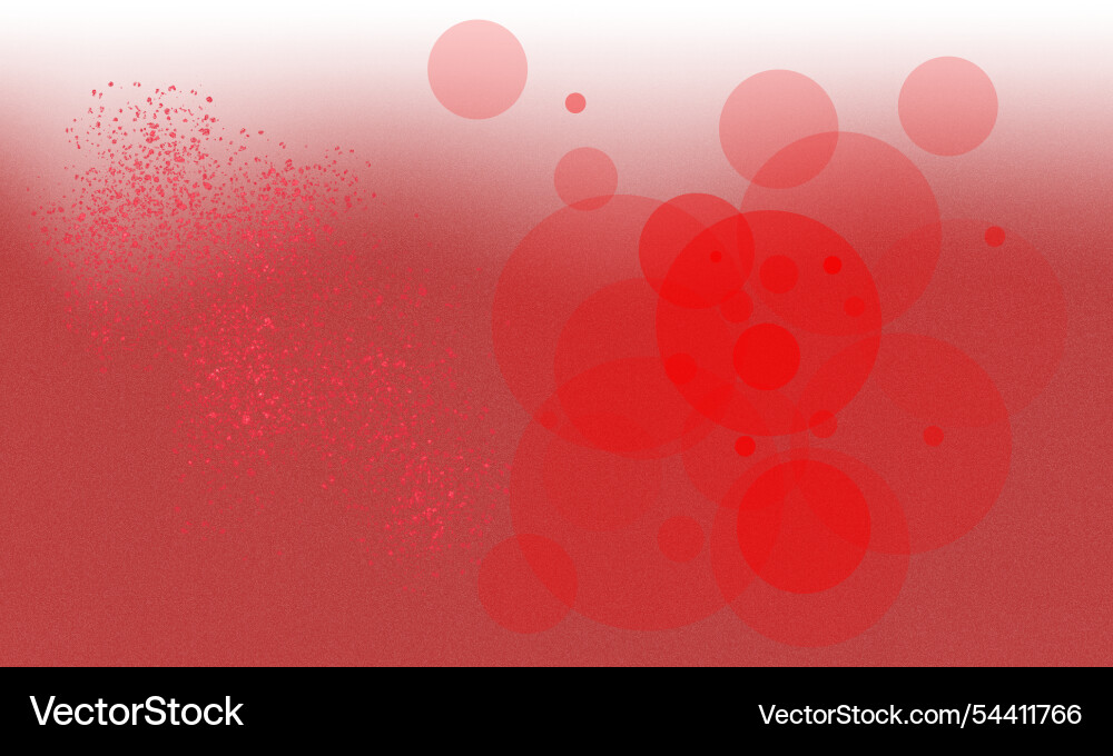 Red bokeh abstract glow light background vector image