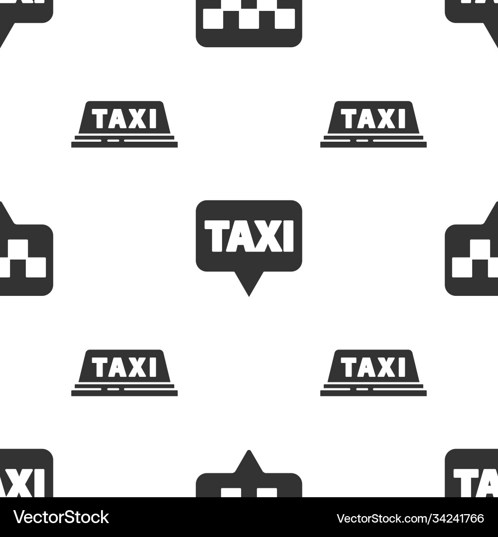 Set map pointer with taxi Set map pointer with taxi Vector Image