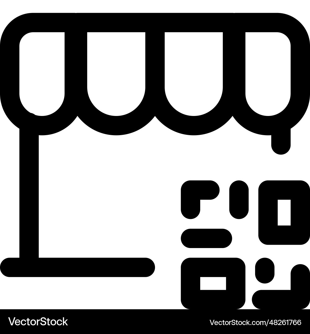 Store details embedded in a barcode vector image