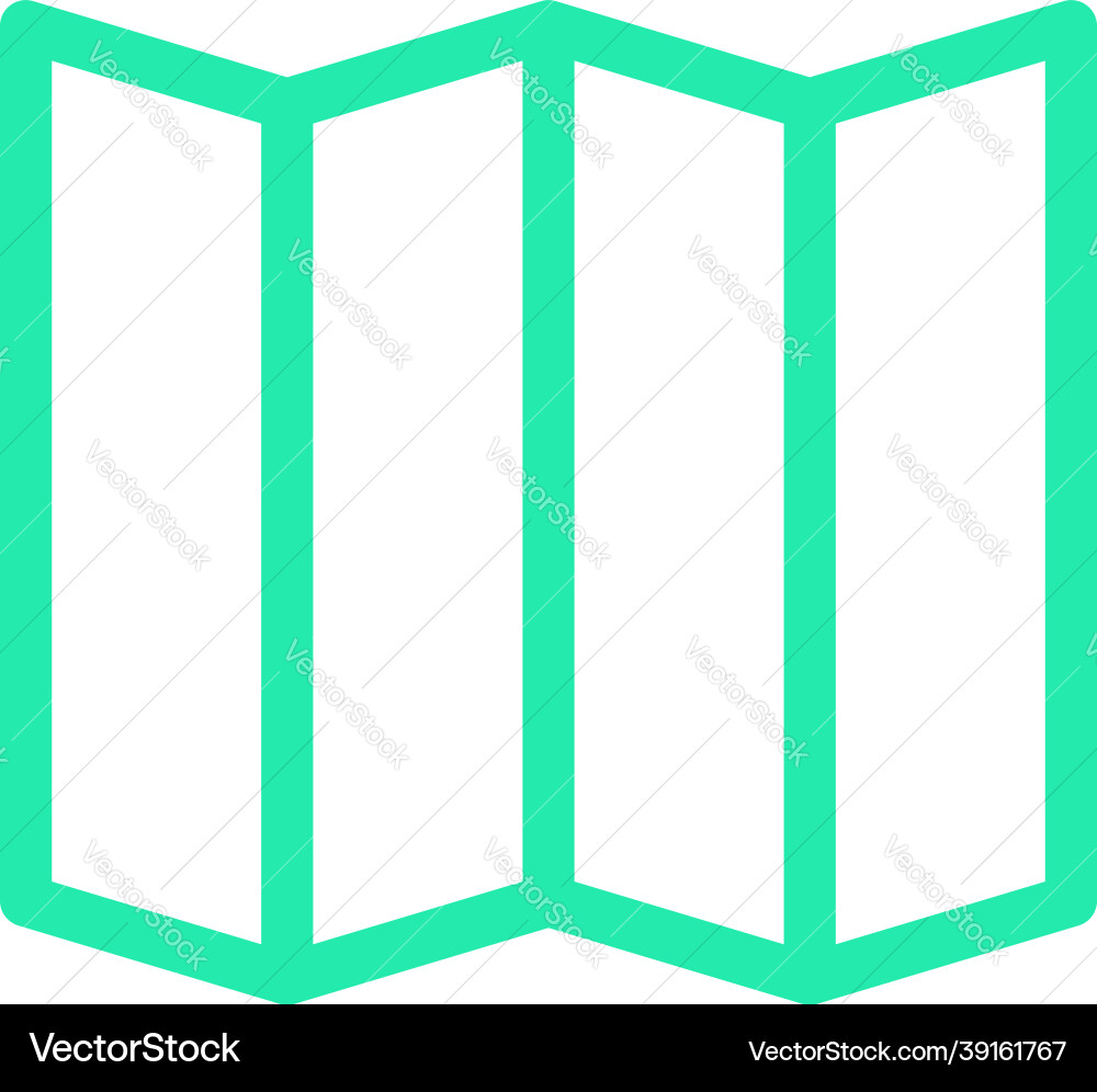 Guide map on a white background vector image