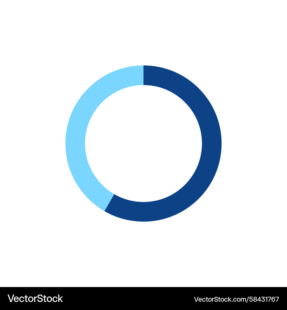 Loading Progress Circle Icon Vector Image