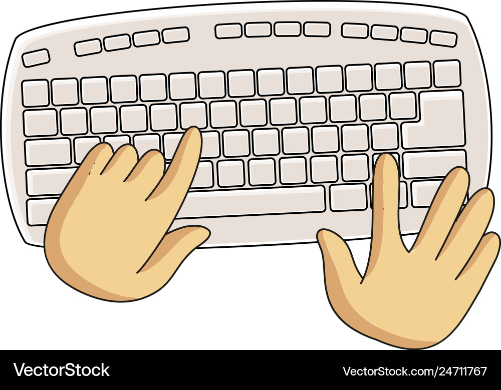 Wireless compact keyboard without numlock and user Wireless compact keyboard without numlock and user Vector Image