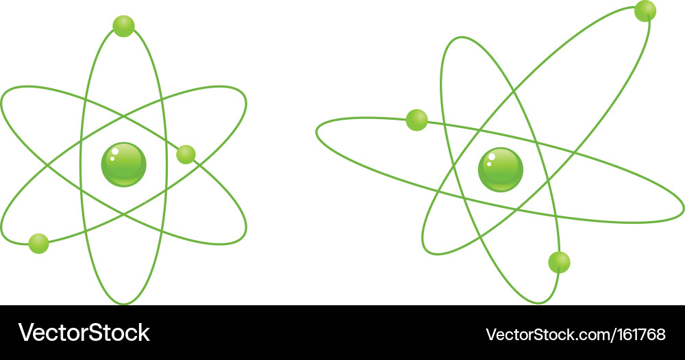 Atomic Models vector image