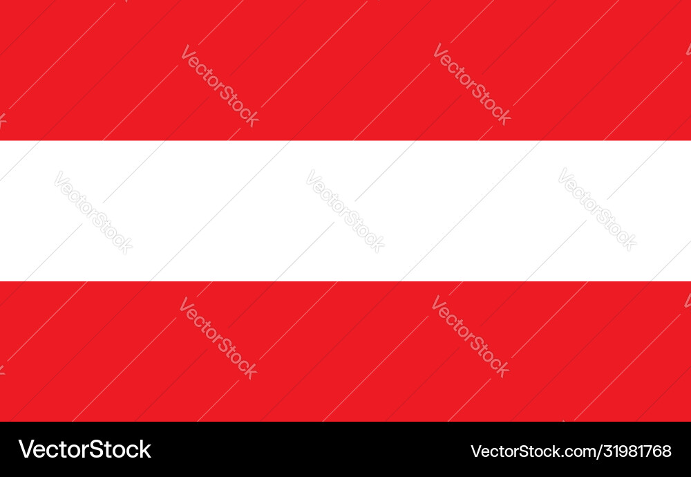 Österreich Flagge einfach national Österreich Flagge einfach national vektorbild