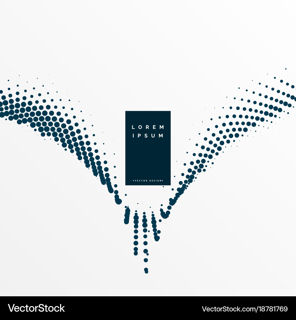 Abstract background made with dots shape vector image