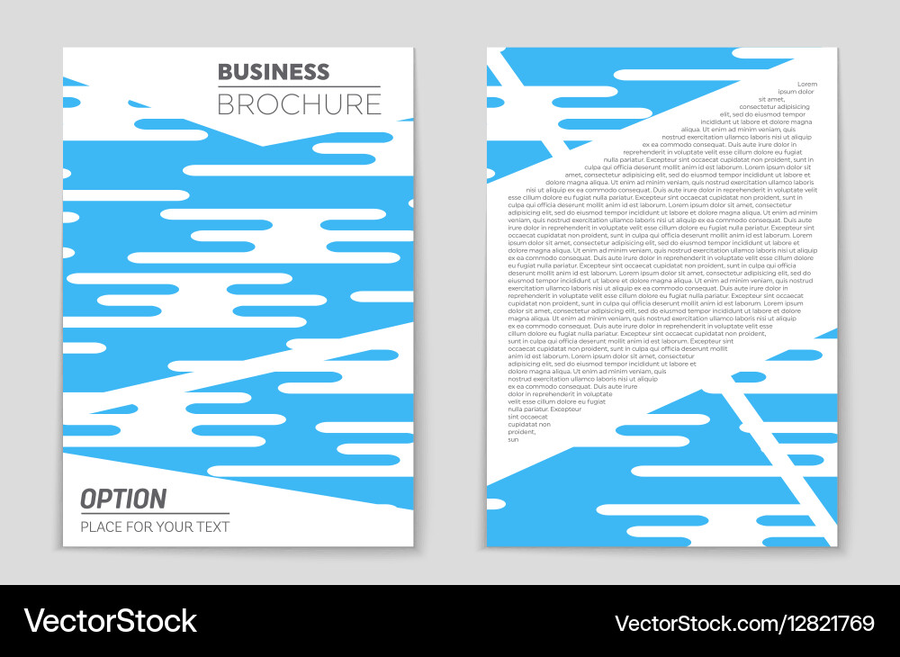 Abstract layout background set for art Vector Image