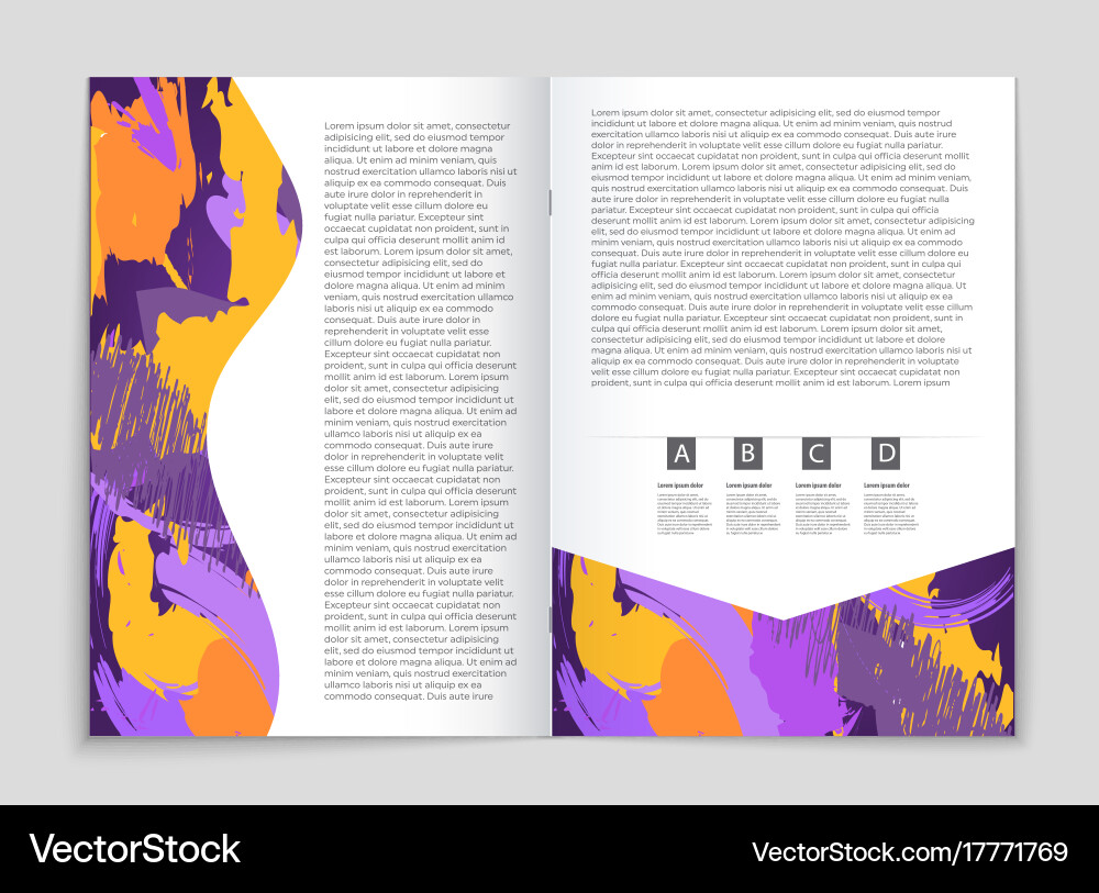 Abstract layout background set for art vector image