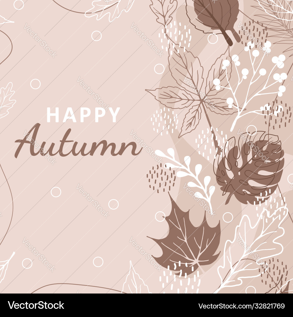 Autumn background with abstract elements Autumn background with abstract elements vector image